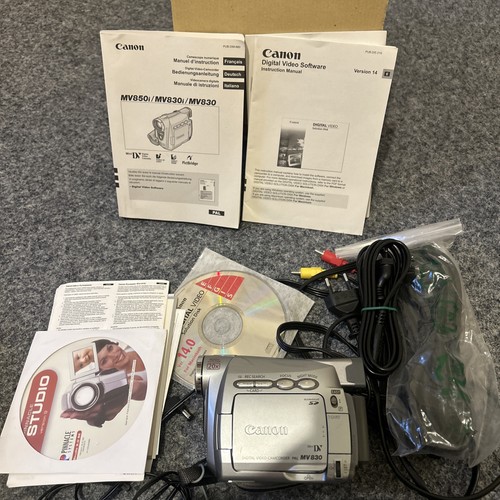 Canon mv830 videocamera - canon,